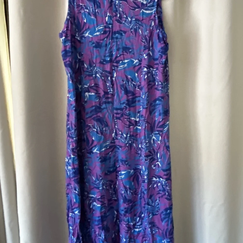 M Blue Ginger Purple and Blue Women's Dress: size large - Picture 7 of 8